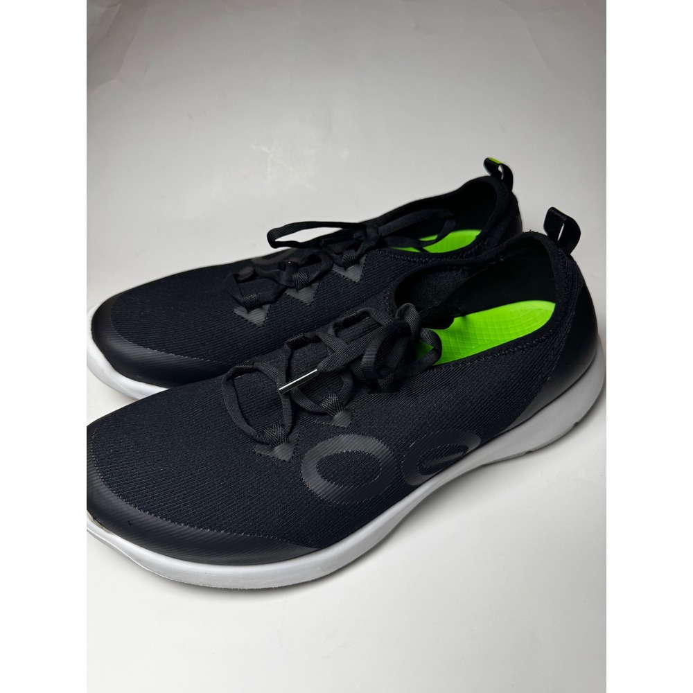 OOFOS OOmg Sport Low Shoe Black White Recovery Sneaker Womens 11 EU 42 - Picture 3 of 8